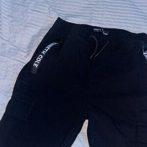 Kenneth Cole Black Casual Boy’s Thick Cargo Pants